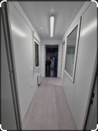 [CSEMCONTC134] (Containex) PANNEAU PLAFOND, tôlé une face, blanc