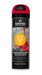[PPAIPAINSFRT] MARKER PAINT temporary use, red fluorescent, spray