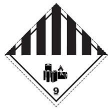 [PPACLABED9LB] LABEL dangerous goods, class 9, lithium batteries