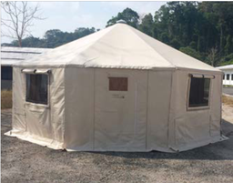[CSHETENMD23] TENT insulated (Design Shelter MH20) 26 m², 1 door 3 windows