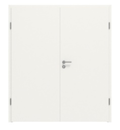 [CSEMCONTC099] (Containex) DOUBLE PANEL WITH DOOR CUTOUT, white + frame
