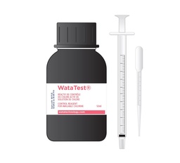 [CWATTESTAWN] TEST CONCENTRATION NaOCL, HTH, NaDCC, javel (WataTest) 50ml