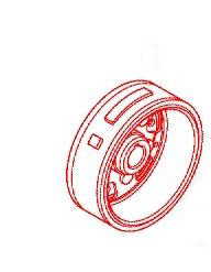 [YHON31110-KRH-781] ROTOR complet, XL125L