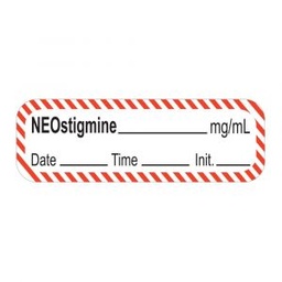 [SDDCLABLNEOS1] LABEL for Neostigmine, roll