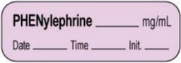 [SDDCLABLPHEE1] LABEL for Phenylephrine, roll