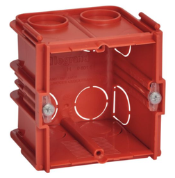 [PELETERM0FBS6] BOITE D'ENCASTREMENT maçonée carrée, 1 poste, profond. 60mm