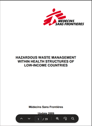 [L018SANM02E-P] Health care waste management in low-income countries
