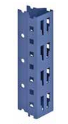 [PPACWARESMFUA] (Mecalux M7) MONTANT type M7515, 50x50x2500mm, époxy, bleu