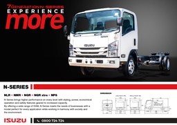 [TTRUISUZ2RHW3] CAMION 4x2 (ISUZU NQR81K) sns corps fermé, essieu simple RHD