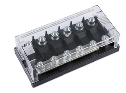[PELEFUSAHBF26] PORTE FUSIBLE pour 6 fusible BF2 type Méga à boulonner, M8