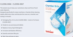 [ESTEAUTS8518] (aut. Tuttnauer) NETTOYANT CHAMBRE, 12 comp. CLE096-0066