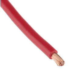 [PELEBATTC25R] CABLE BATTERIE, 25mm², rouge, sans connecteur, par mètre