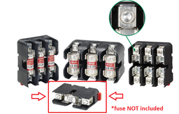 [PELEFUSAHC203] FUSE HOLDER, for bolt-on fuse, class-T, 1P, 300VDC, 200A