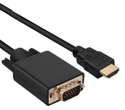 [ADAPADAPUV8] CABLE ADAPTATEUR HDMI à VGA, 1.8m