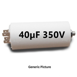 [PELEGENS034CA] CAPACITOR, 40µ, 350 V, AC