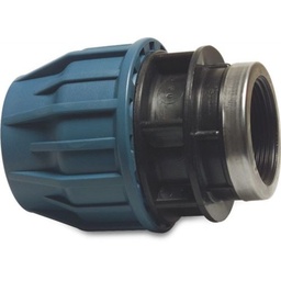 [CWATCECOA253F] ADAPTATEUR compres./fileté, PE, Ø 25mm-¾", FxF
