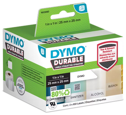 [AOFFLABEDWS2W] (Dymo LabelWriter) STICKERS ROLL, 2x850, 25x25mm, white