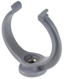 [PHDWCLAMW11V] WALL CONNECTOR, PP, Ø110mm, open, for PVC pipes