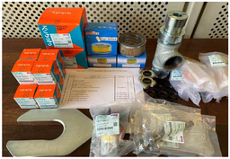[CWATBORE8SP1] (Compressor TA-80) SPARE PARTS, for hose locker set +filters