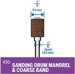 [PTOOEMERD430] BANDE DE PONÇAGE (Dremel 430) grain 60