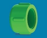 [CWATCPSOT050] SOCKET COUPLING threaded, PVC, Ø 50mm, FxF