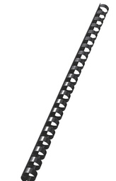 [ASTABINDR10B] PEIGNE RELIURE, plastique, 10x28mm, noir